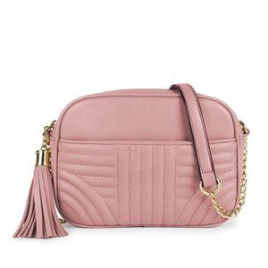 4367 Quilted Crossbody Bags - Stylish Camera Bag with Tassel - Lightweight